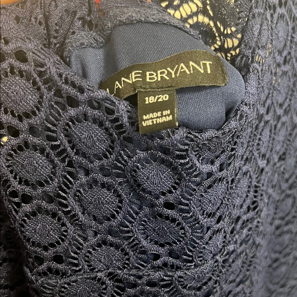 Lane Bryant Midnight Blue Lace Midi Dress - Picture 3 of 3
